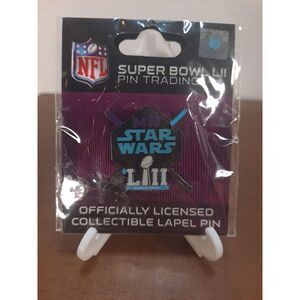 NEW‎ NFL Superbowl LII MN Star Wars Lapel Pin Patriots vs. Eagles